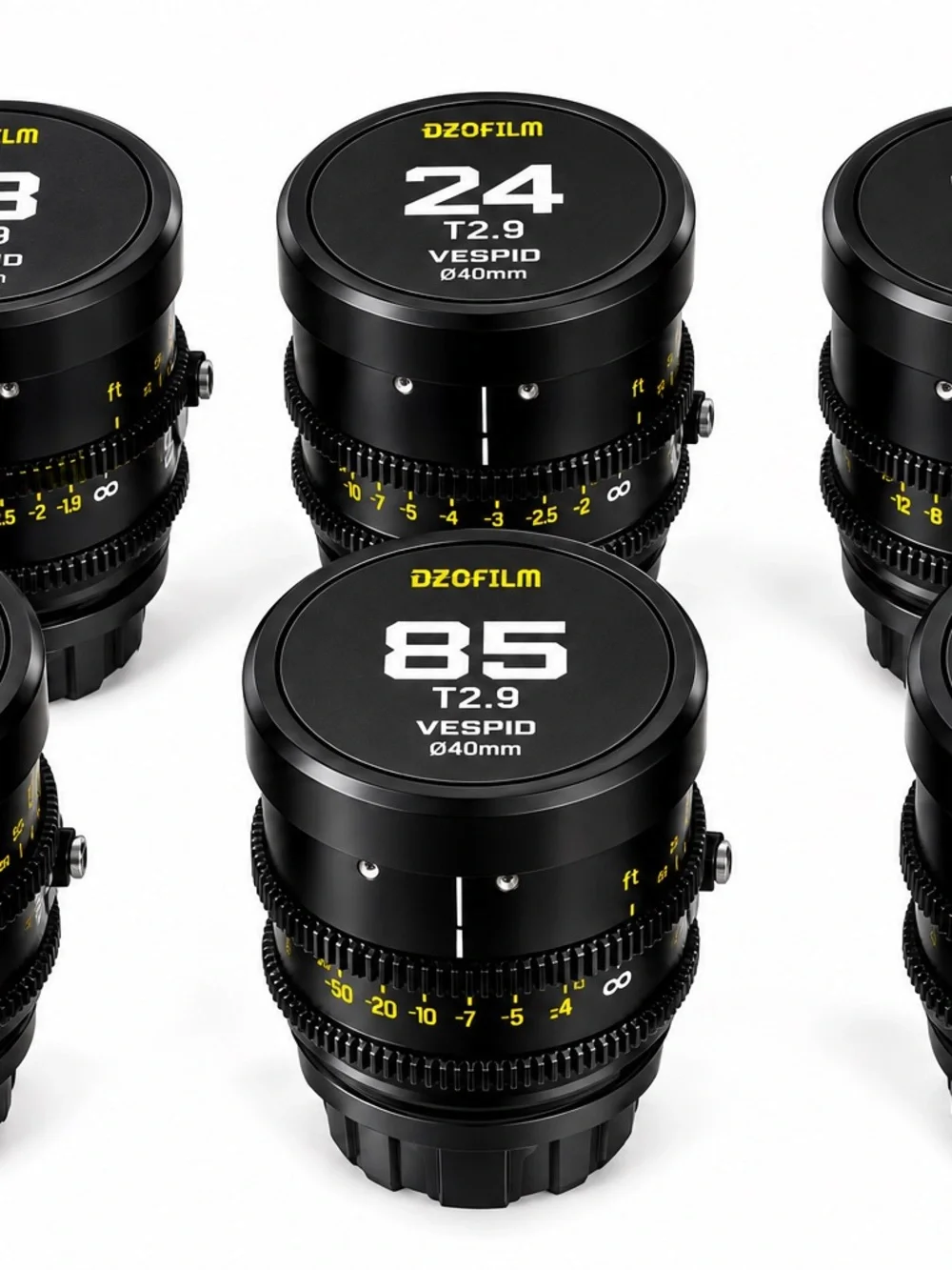DZOFILM Vespid Prime2 6-Lens Cinema Kit PL Mount + Hard Case